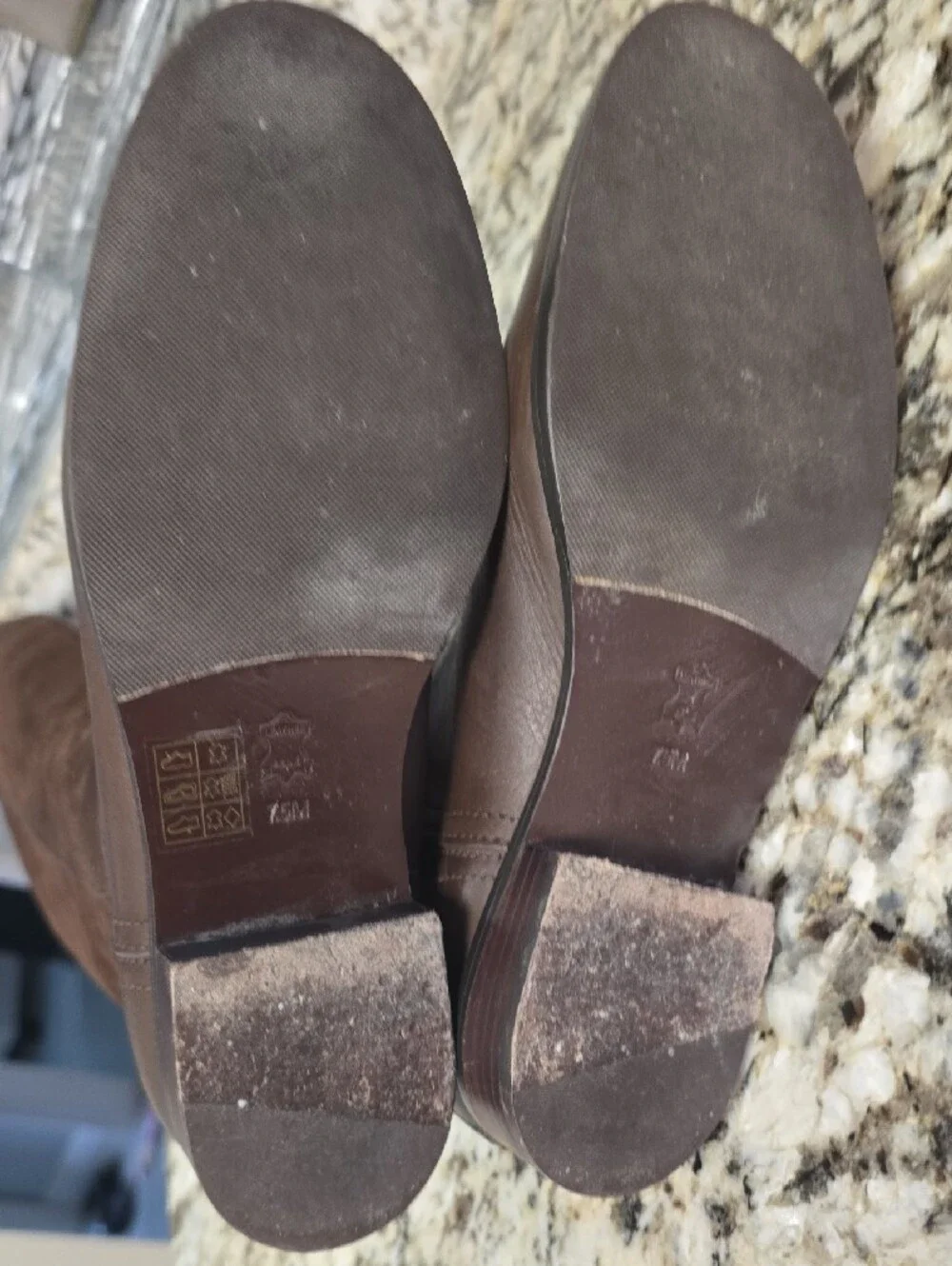 Tory Burch Dark Brown Over-the-Knee Leather & Suede Boots